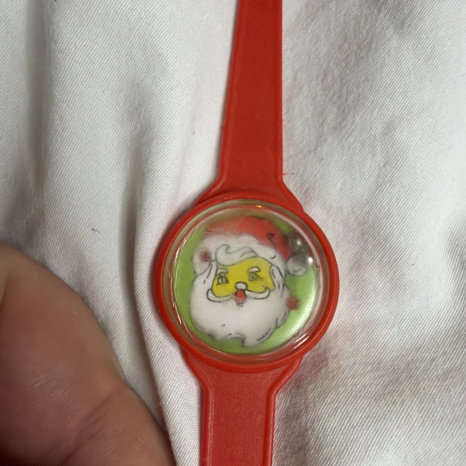 Vintage 1940s Macy's Santa Claus Puzzle Watch Toy Christmas Advertising Giveaway