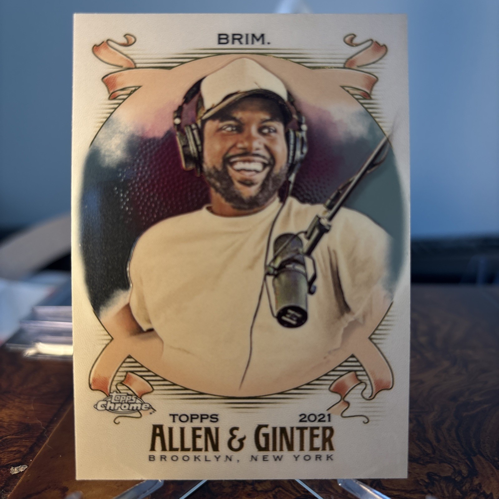 2021 Topps Allen & Ginter Chrome Steelo Brim TV Personality #267 ⭐️ MINT GEM?