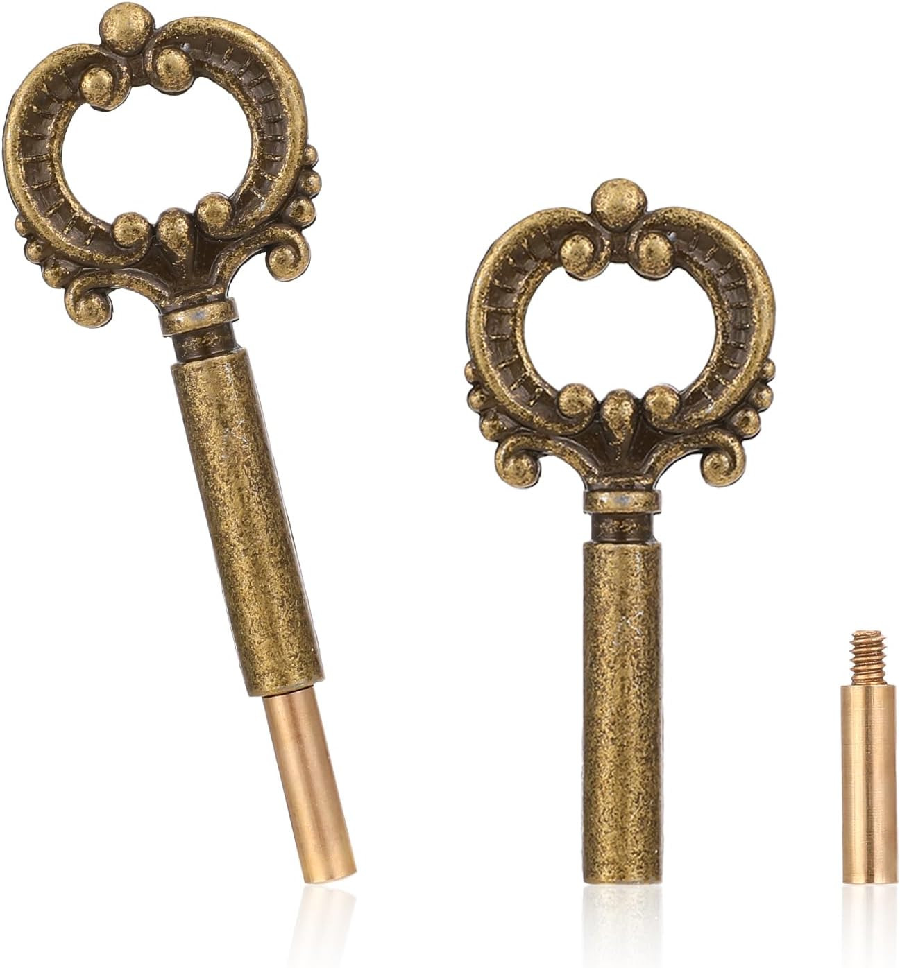 4 Pack Antique Brass Lamp Turn Knob Switch Replacement with 1/2\ 4 Pack Antique Brass Lamp Turn Knob Switch Replacement with 1/2\