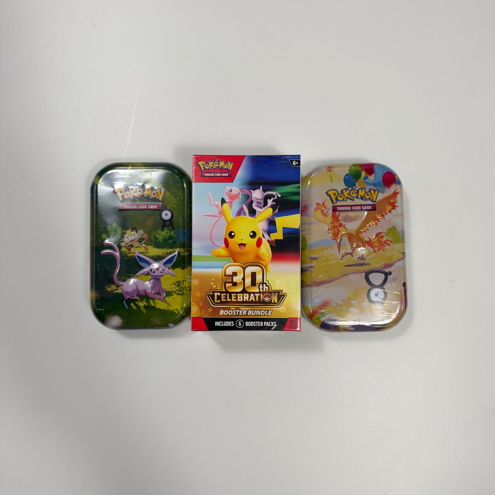 Pokemon 30th Celebration Booster Bundle & 2 Mini Tins Sealed 10 Packs English