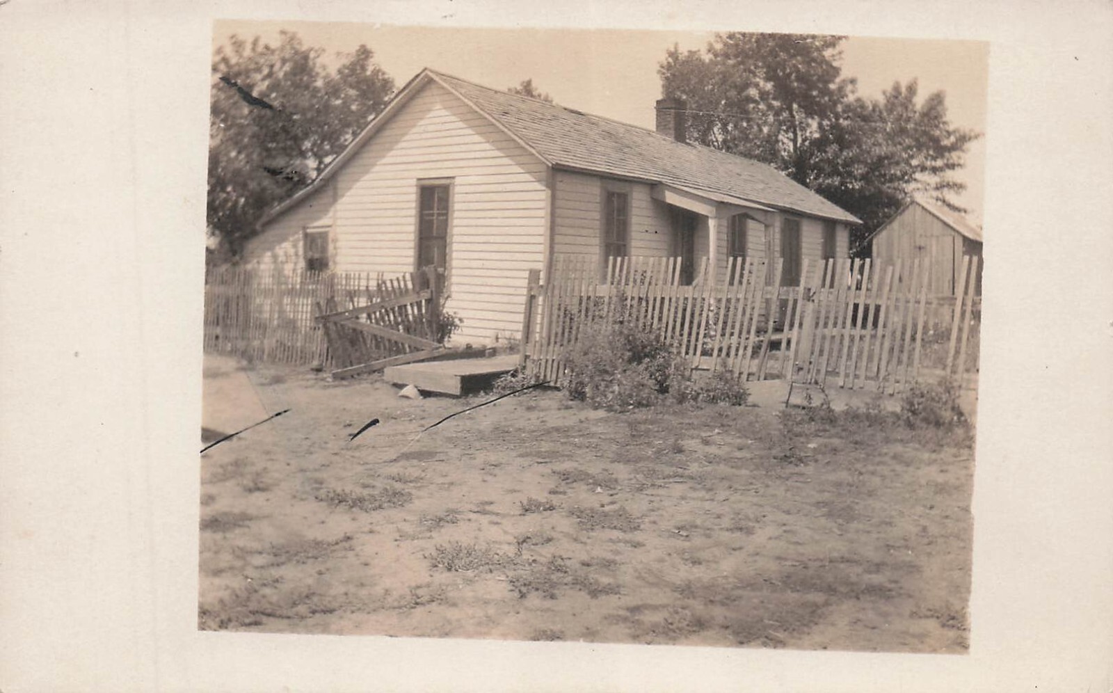 Vernacular House Cottage bungalow Early 1900s Architecture Photo Postcard H20
