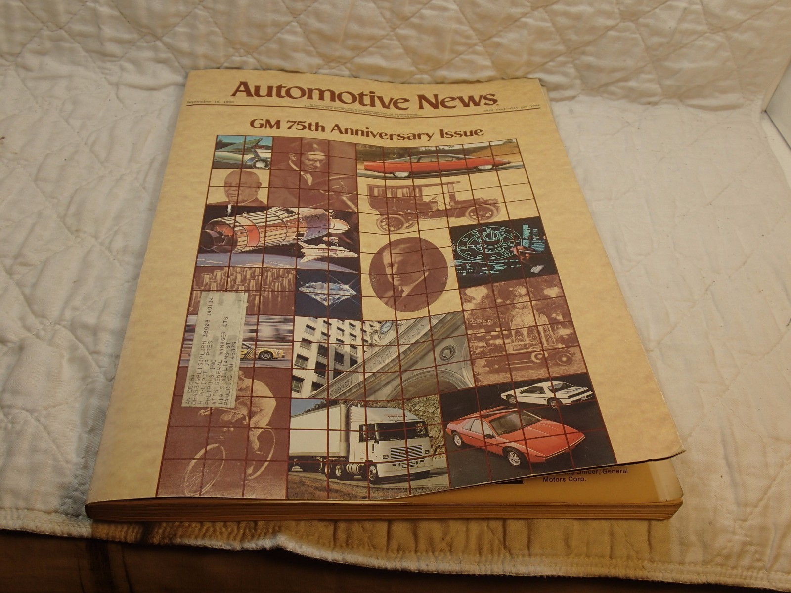 1983 Automotive News Auto Magazine GM 75th Anniversary Issue Durant duPont Car