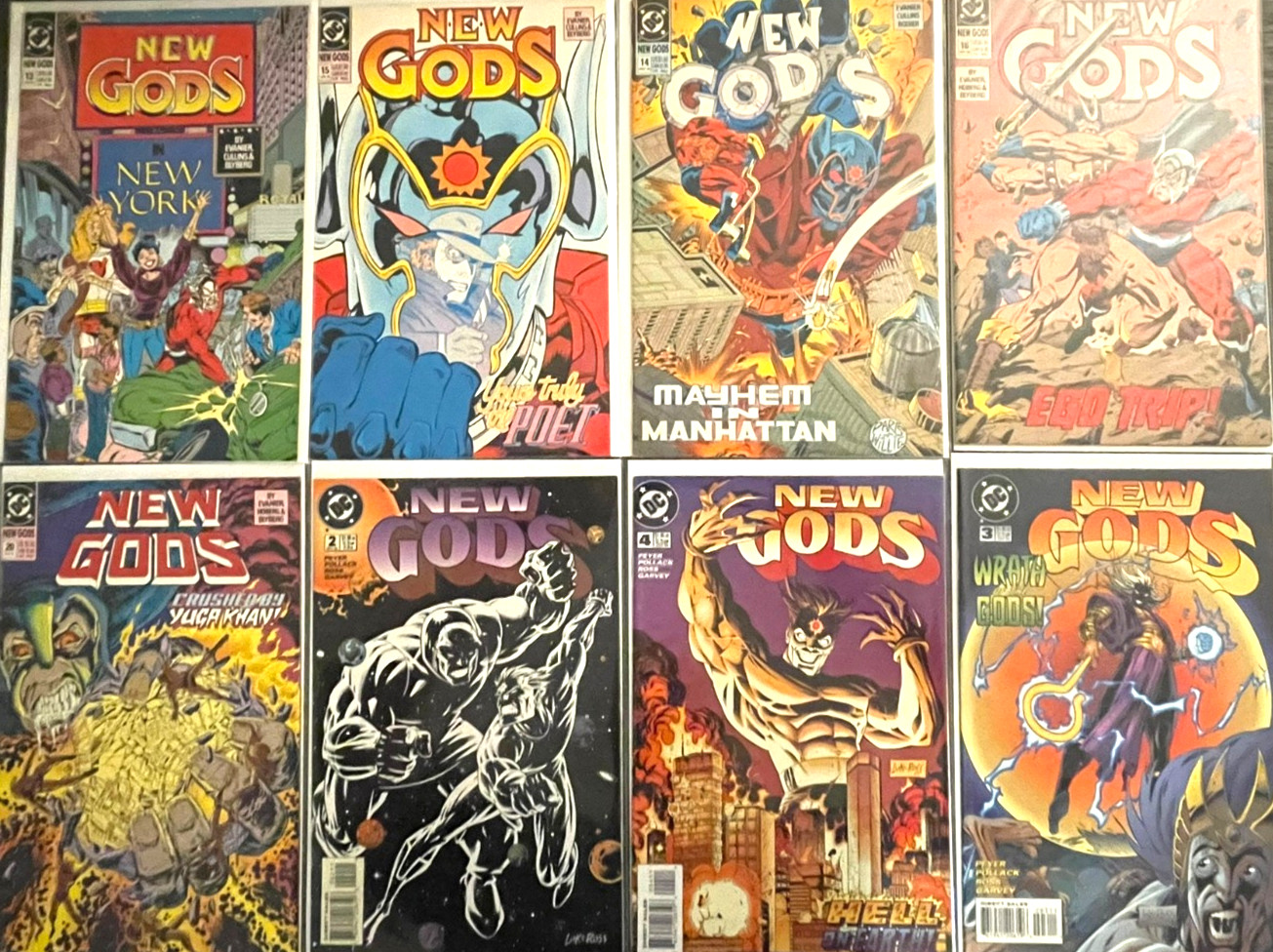 New Gods Comic Book Lot (8) Vintage 1990 Copper Age Classic DC Comics