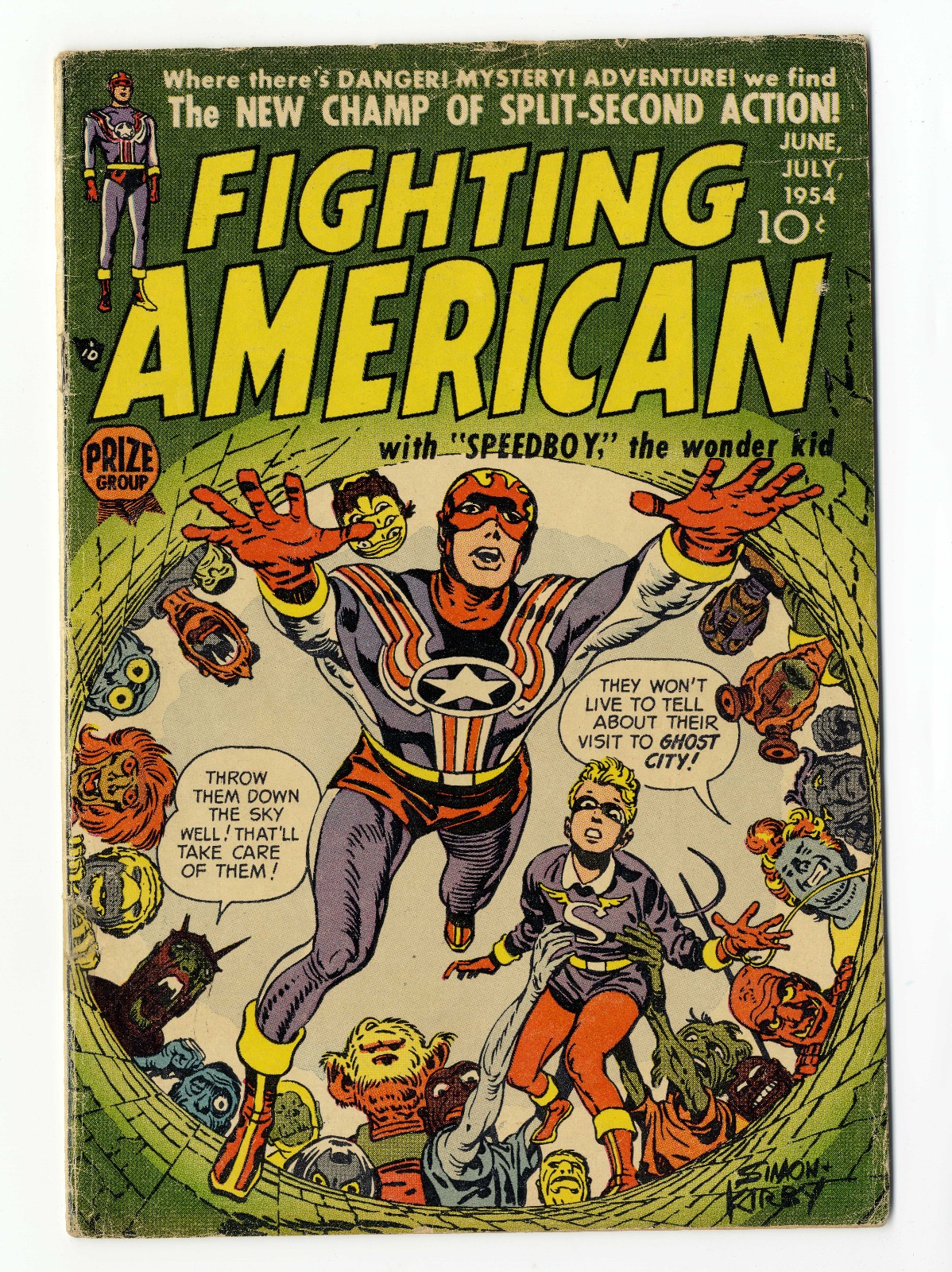 Fighting American #2 Prize 1954 Joe Simon & Jack Kirby Fighting American #2 Prize 1954 Joe Simon & Jack Kirby