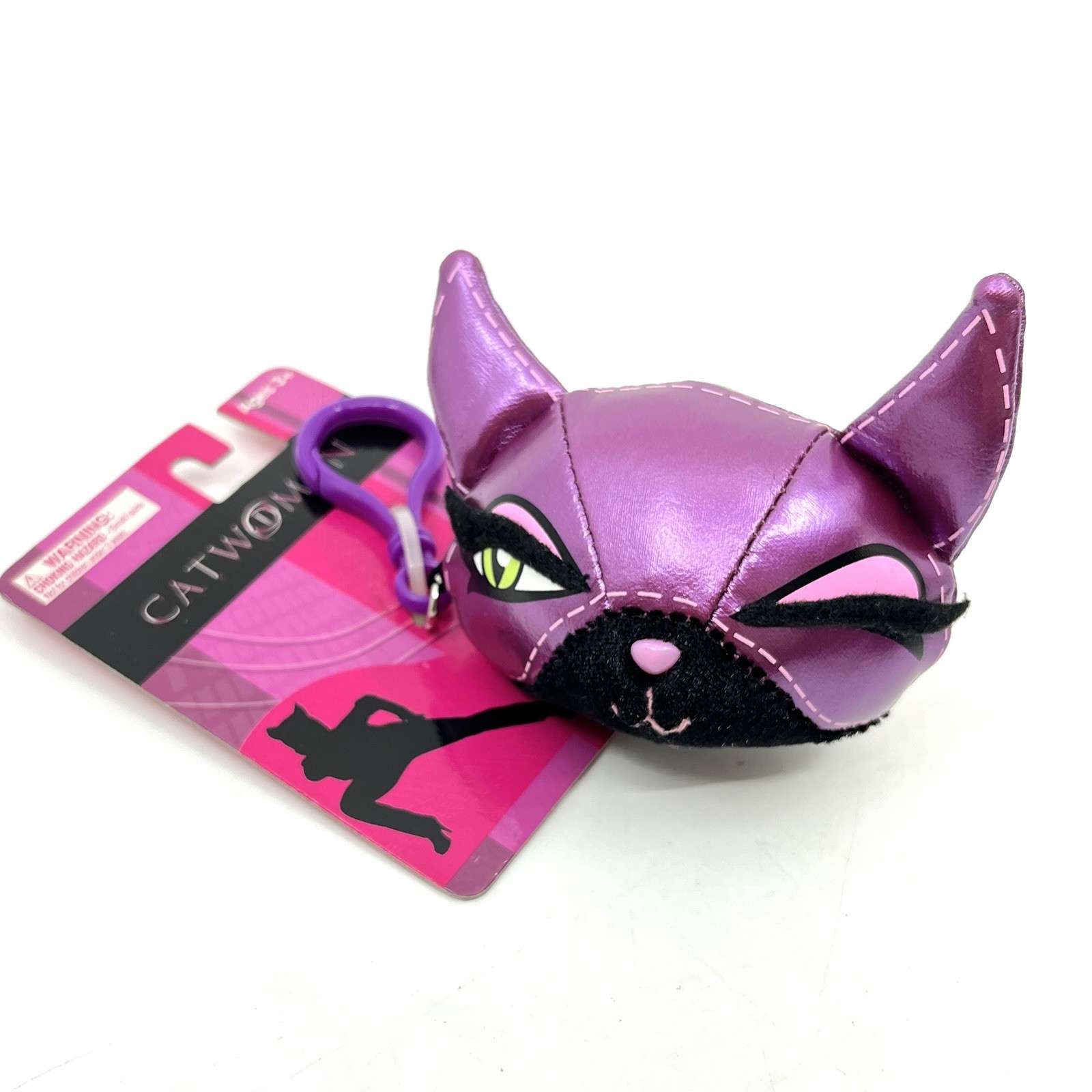 Catwoman Plush Keychain 3in Y2K Heisei Retro Nakajima 2004 DC Comics NWT