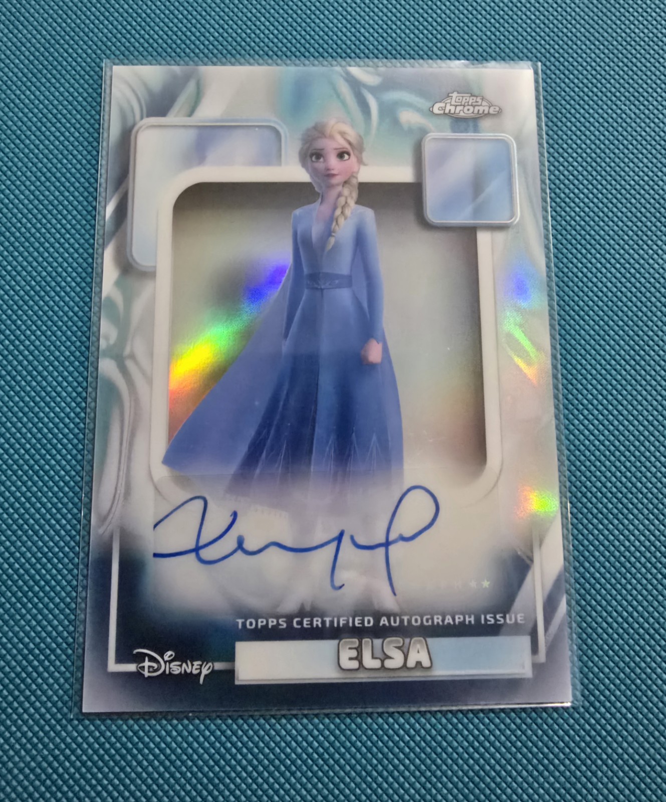 2026 TOPPS Chrome Disney Frozen Elsa Autograph Idina Menzel SSP