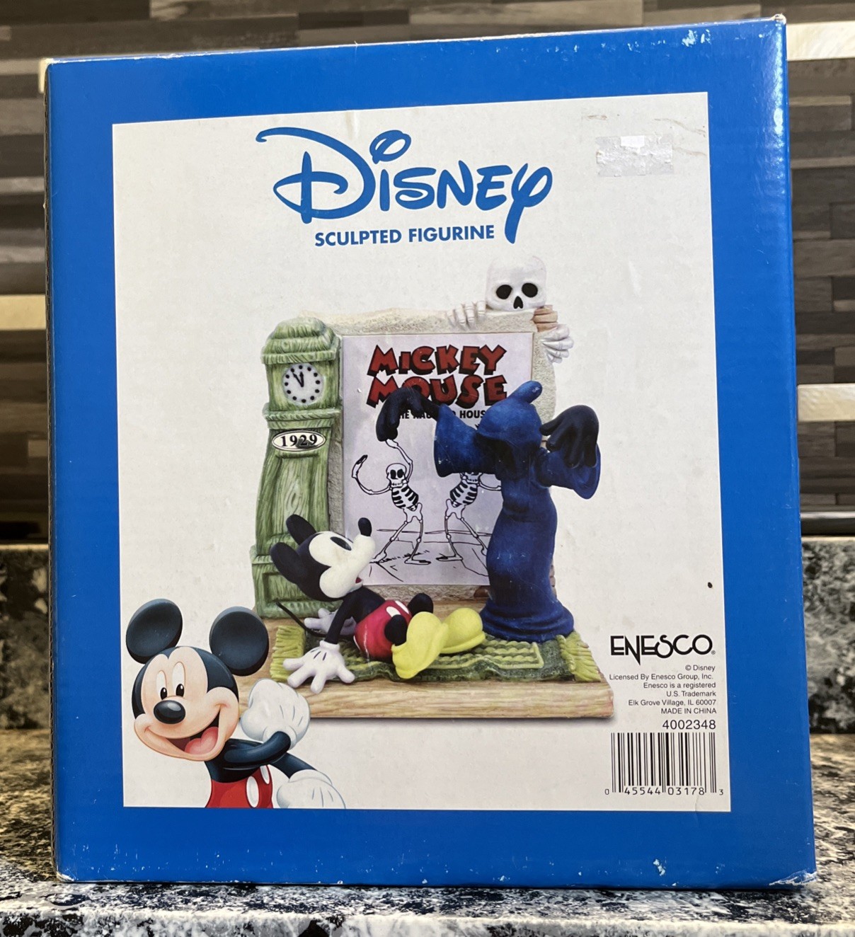 Disney Mickey Mouse in the Haunted House Figurine Enesco 