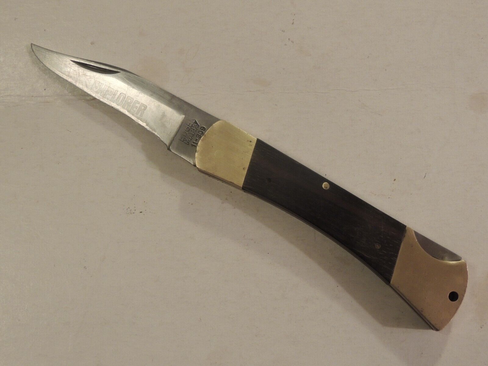 Vintage EDGE Mark 11-309 Single Blade Folding POCKET KNIFE Hunting