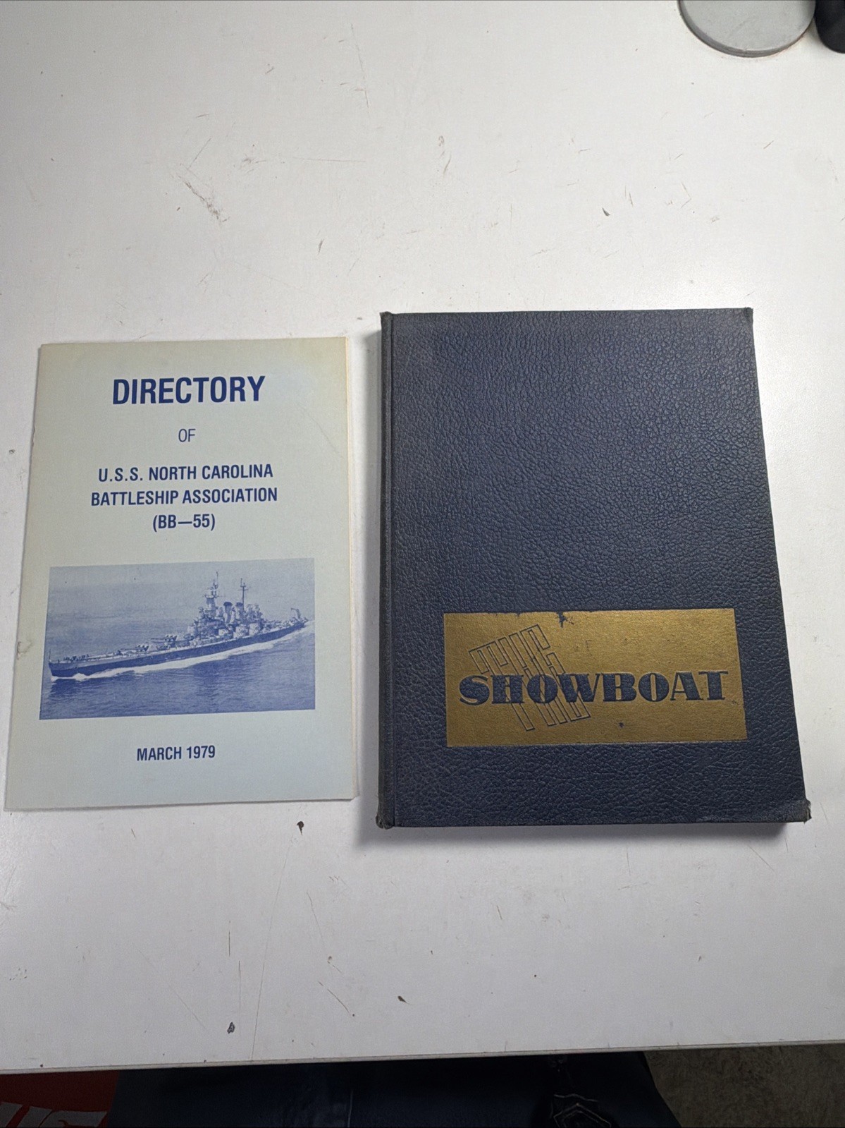USS NORTH CAROLINA BB-55 WORLD WAR II DEPLOYMENT CRUISE BOOK YEAR LOG 1941-45