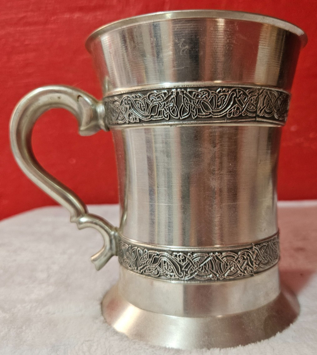 Vintage Mullingar Irish Pewter Beer Stein Mug Handcrafted Made in Ireland Vintage Mullingar Irish Pewter Beer Stein Mug Handcrafted Made in Ireland