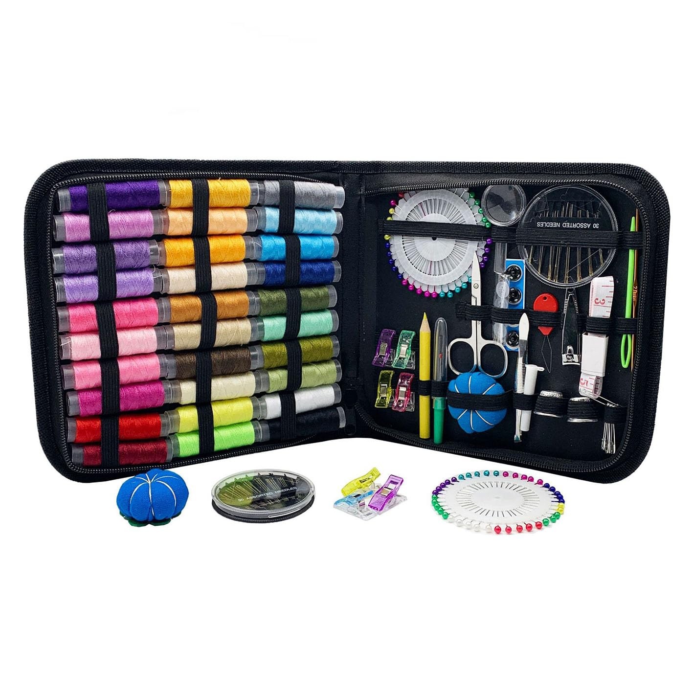 Sewing Kit for Adults,131Pcs Professional Sewing Supplies Accessories with Ta...