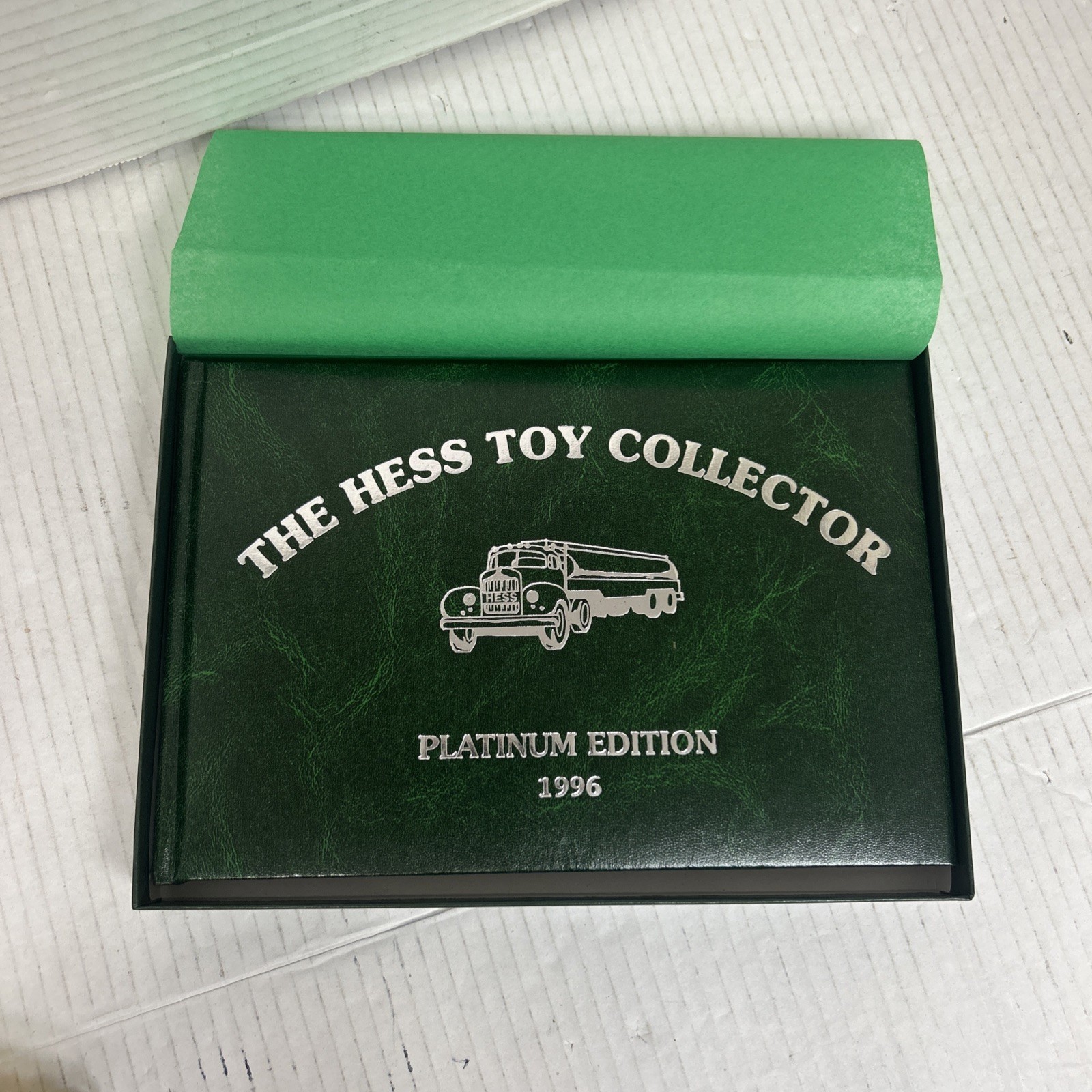 The Hess Toy Collector Book Platinum Edition 1996 #1515/5000