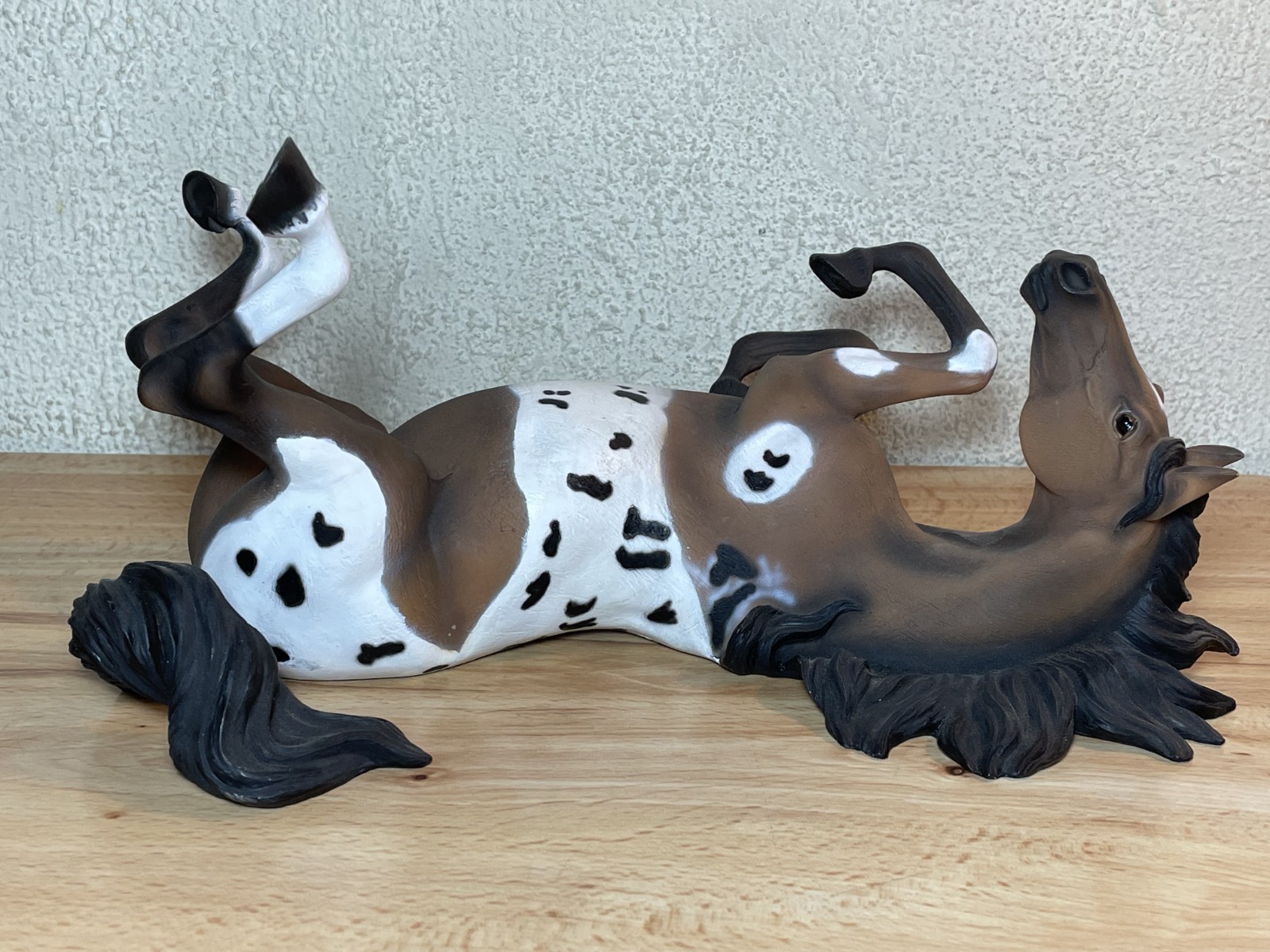 North Light Bay Blanket Appaloosa Rolling Stallion Horse Figurine Limited LE5075