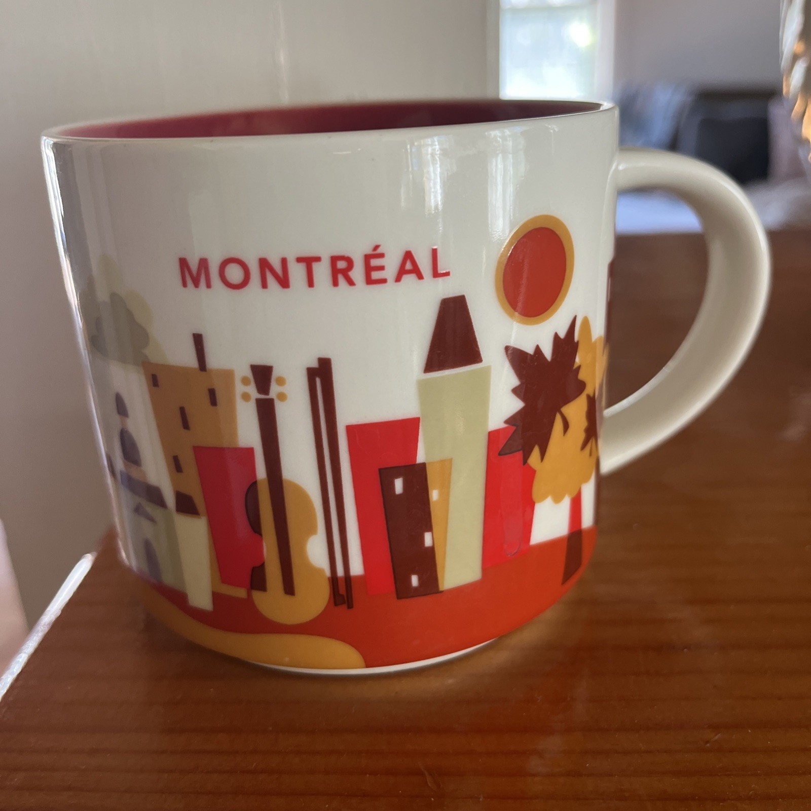 Starbucks You Are Here Series Mug Montreal Canada Ceramic Coffee 14oz VCUC 