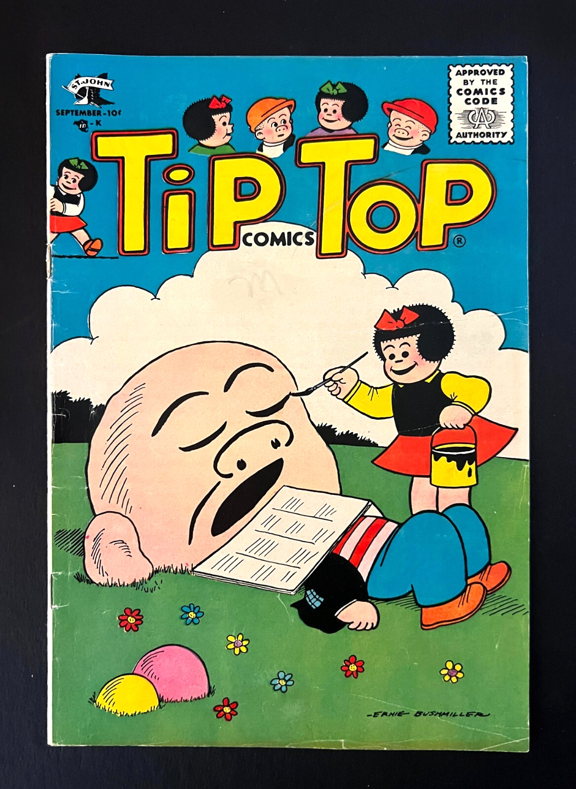 TIP TOP COMICS #202 1956 Nice Golden Age Peanuts By Schulz & Nancy By Bushmiller