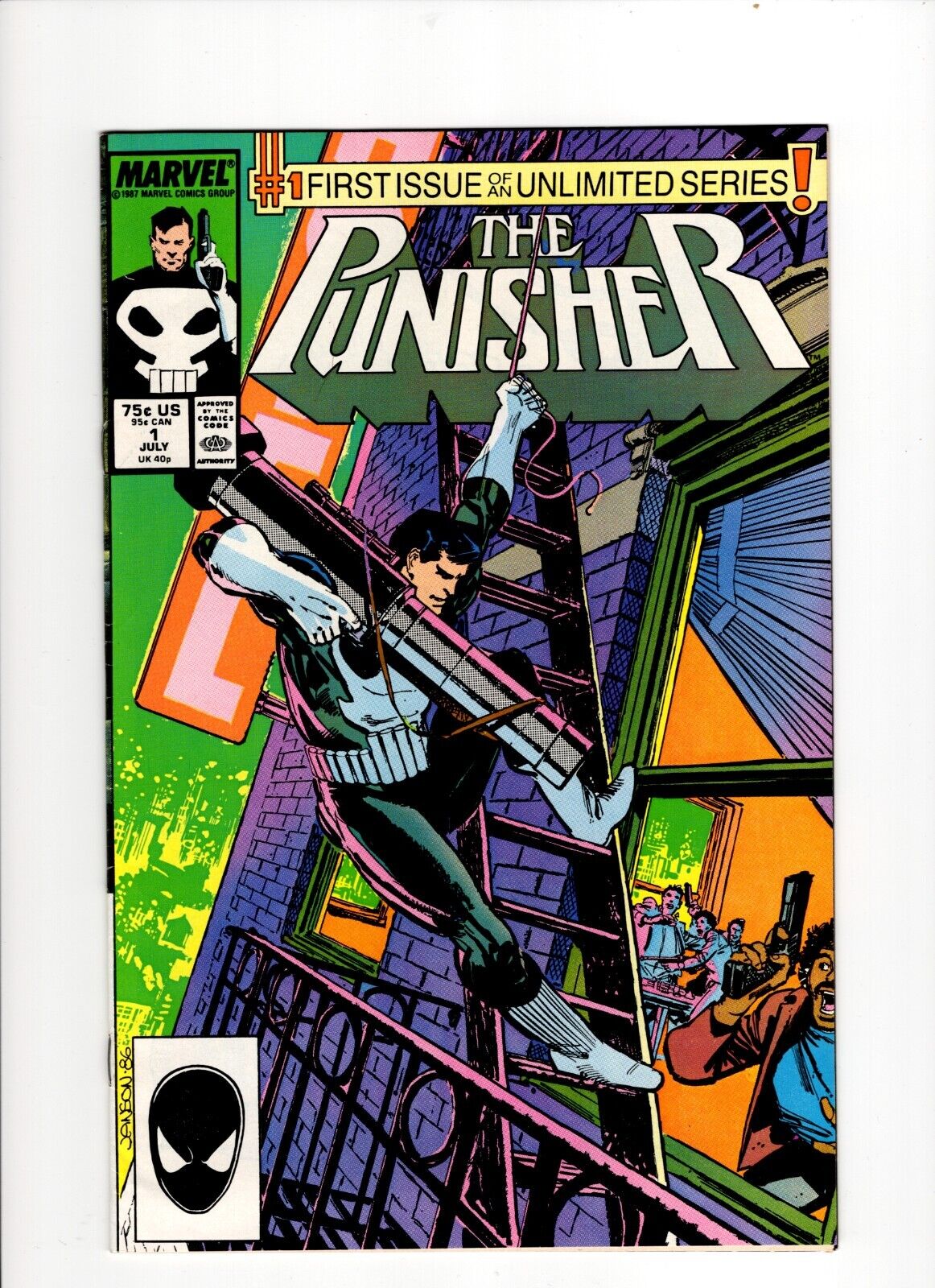 PUNISHER #1 (1987): Key- 1st Ongoing Series: High Grade