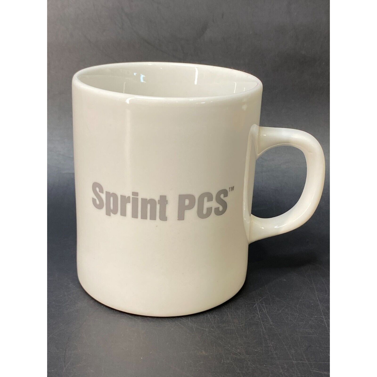 Sprint PCS Advertisement White Coffee Mug Cup Linyi Ceramic