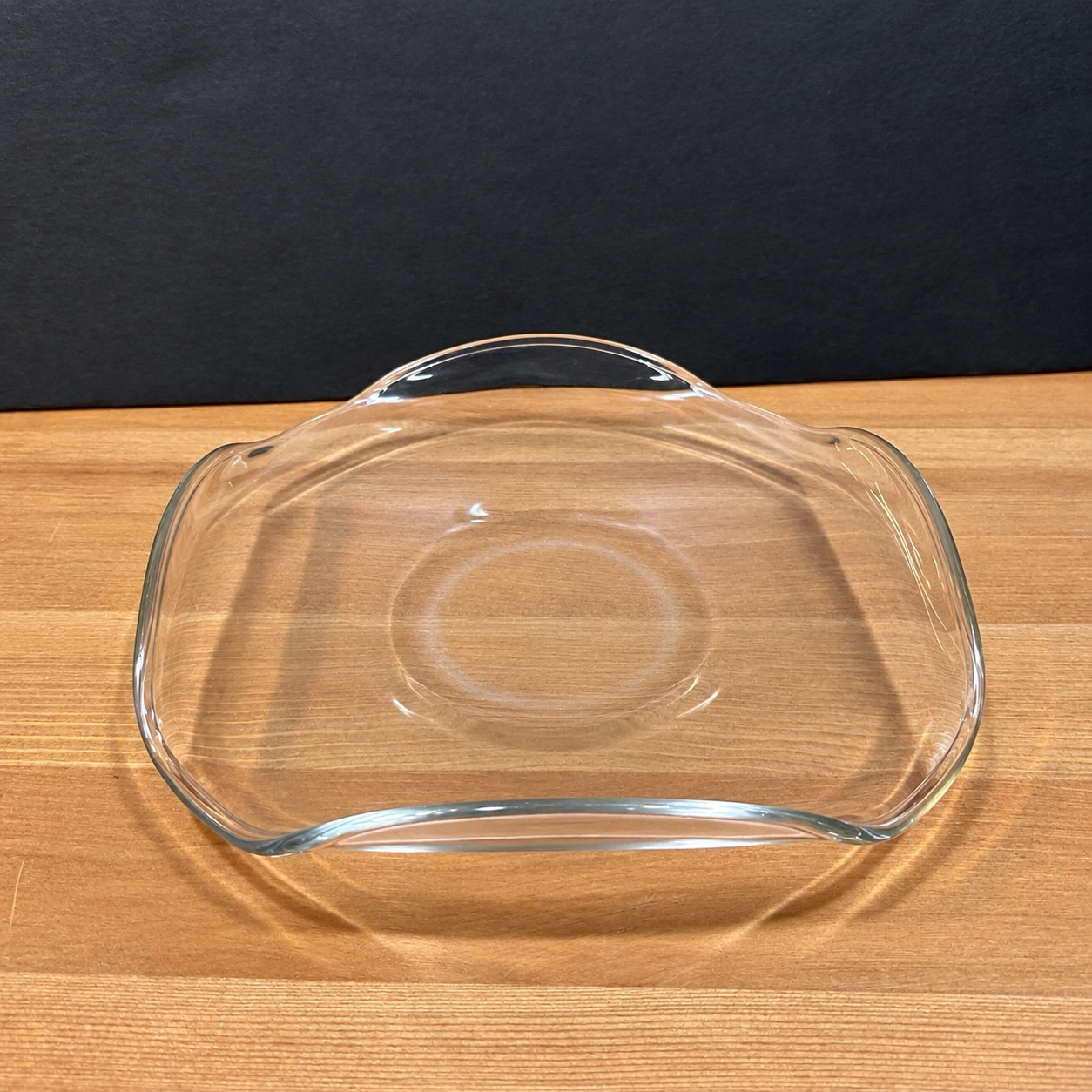 Vintage Clear Glass Candle Holder 7\