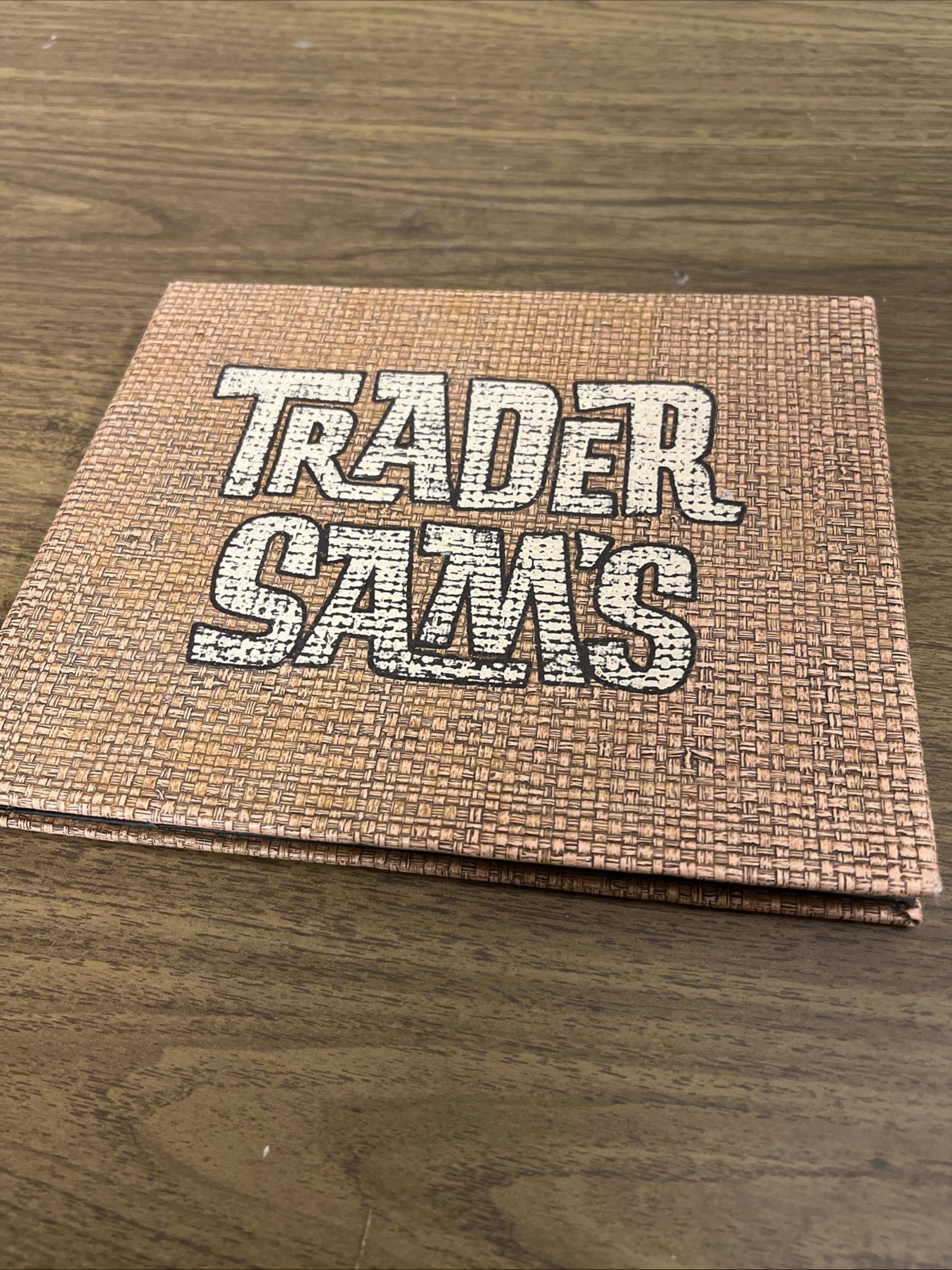 RARE Trader Sam\'s Menu Enchanted Tiki Bar Disney Land World REAL