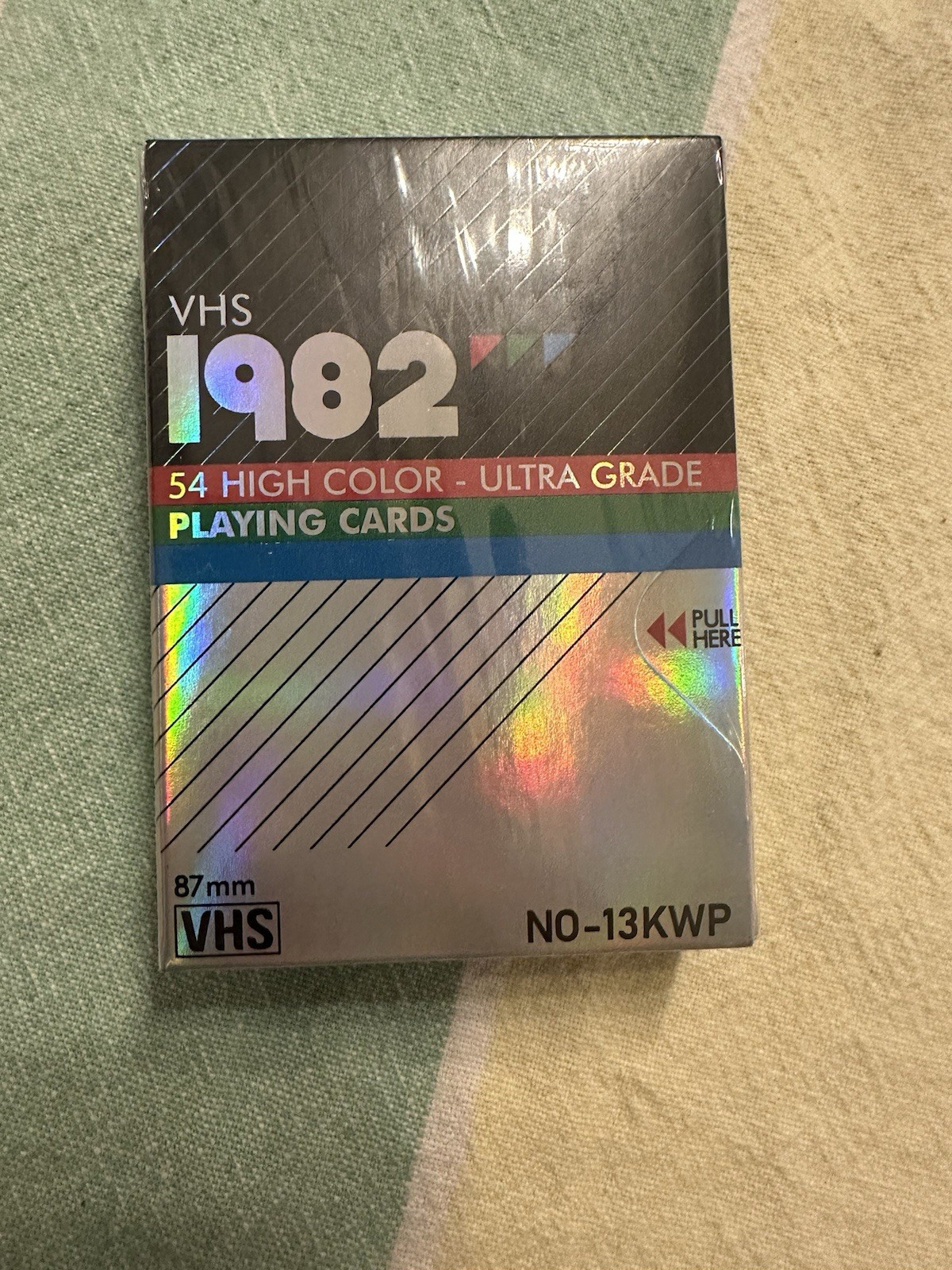 VHS 1982 Holographic Edition Playing Cards New Sealed Kings Wild Project Deck
