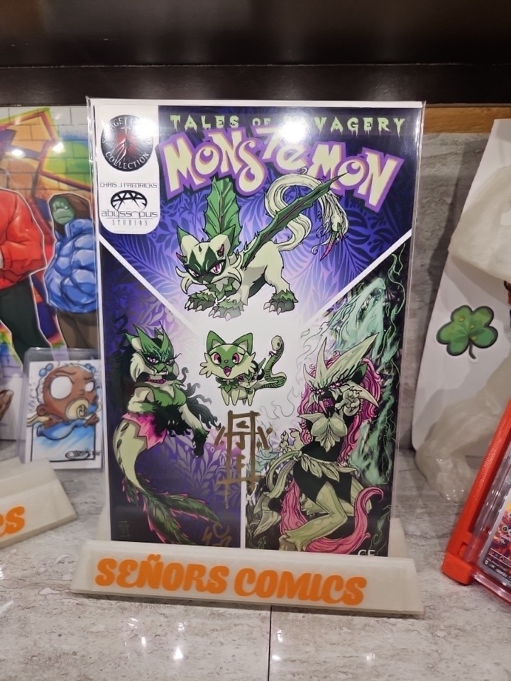 Tales of Savagery Monstemon Dual signed By Chris Fredericks & Savage Caroh AP