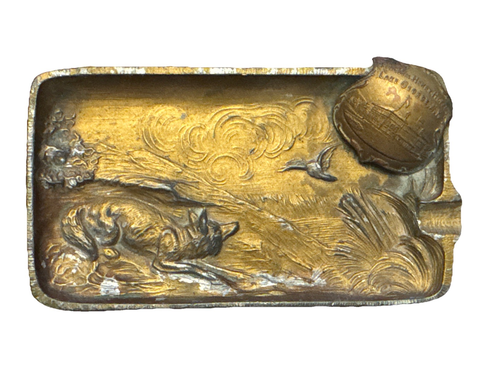 Fort William Henry Hotel Ash Tray - Antique