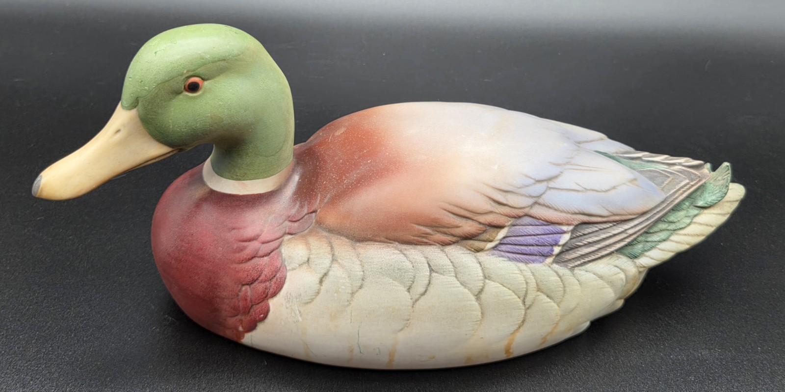 Vtg 1983 Andrea by Sadek Bisque Porcelain Mallard Duck Figurine #7915 Japan