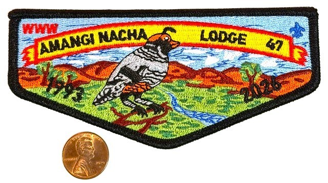 MERGED BOY SCOUT AMANGI NACHA OA 47 BSA GOLDEN EMPIRE CA PATCH QUAIL DEATH FLAP