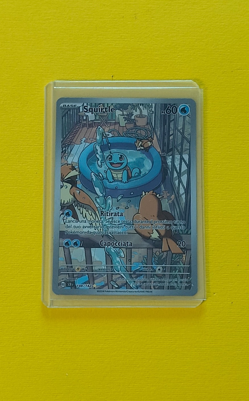 SQUIRTLE 148/142 - IR Rare Illustration - Astral Crown - Pokemon ITA NM