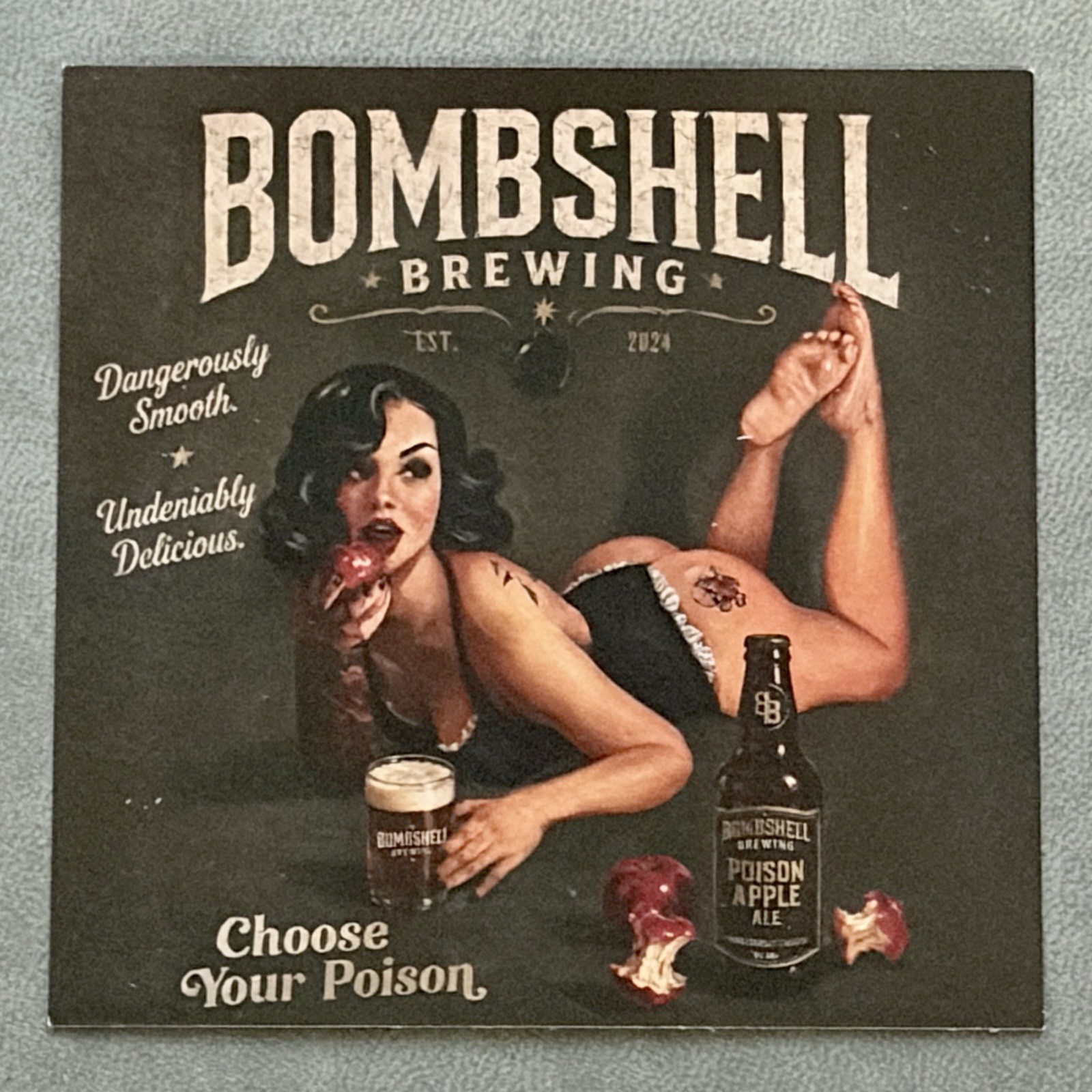Bombshell Brewing Company Sticker Craft Beer Brewery Holly Springs NC