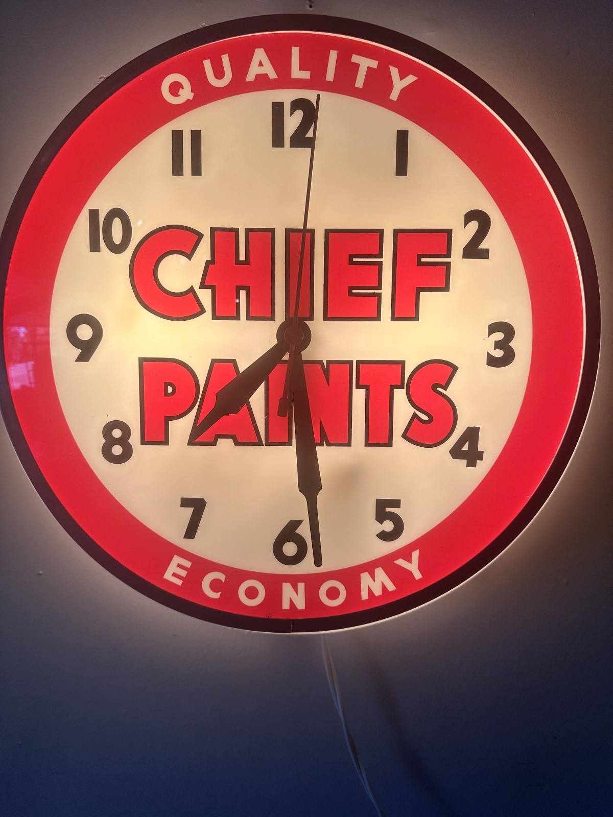 50s Dualite Advertising Clock 50s Dualite Advertising Clock