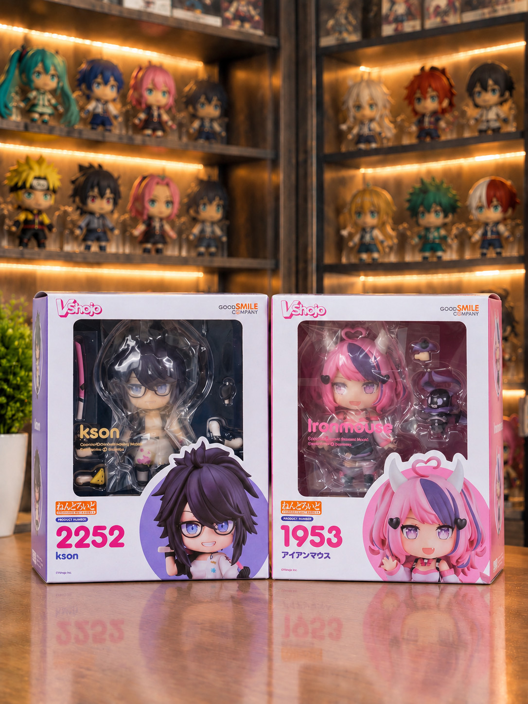 Nendoroid Kson #2252 & Ironmouse #1953 Vshojo Set of 2 Good Smile Company NEW