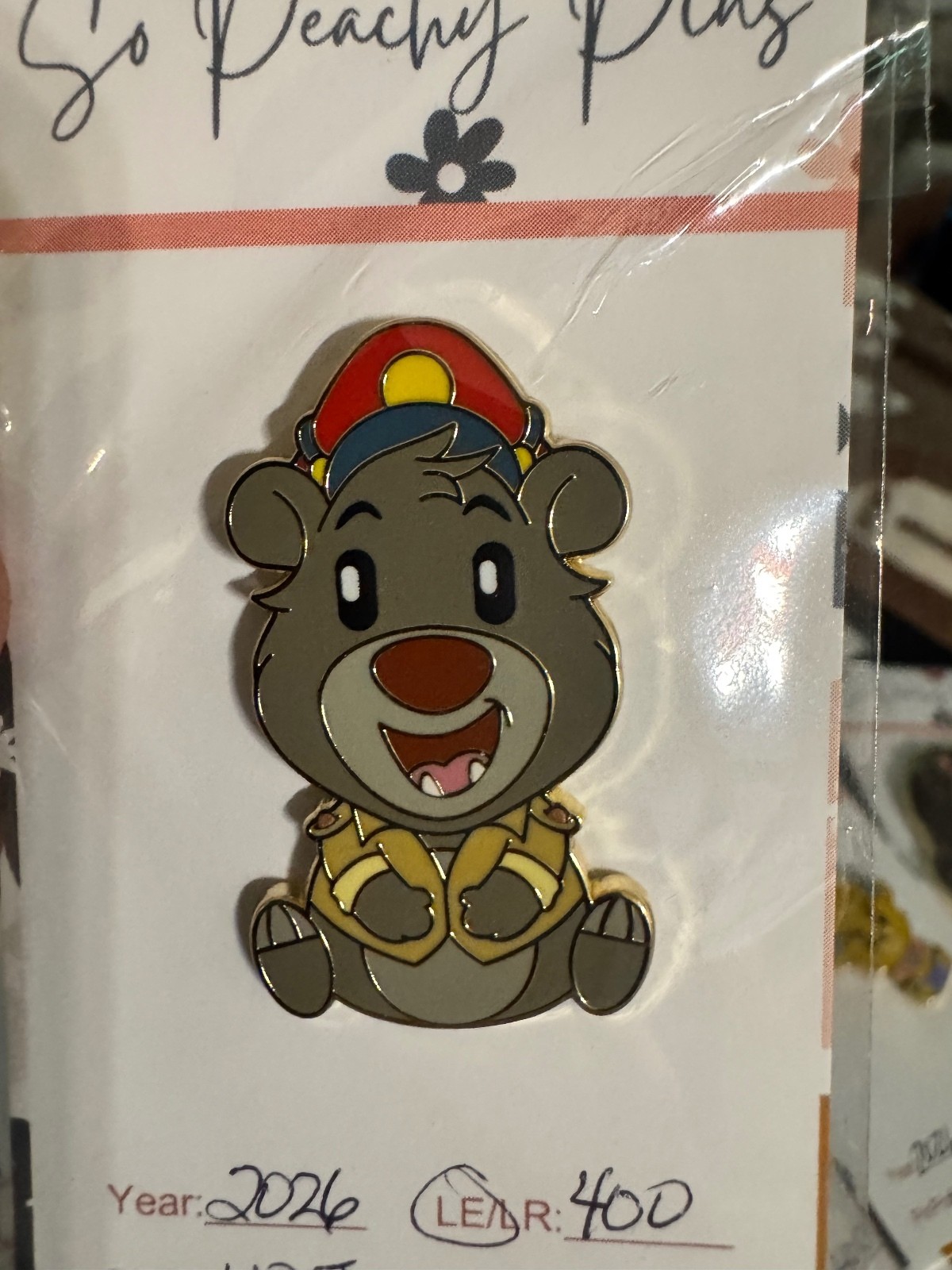 aDorbs WDI MOG Disney Afternoon Mystery Pin TaleSpin LE 400 BALOO Pilot