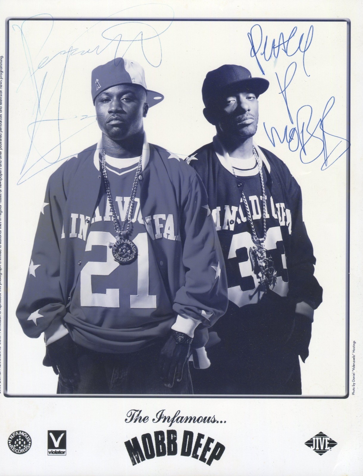 Mobb Deep ~ Signed Autographed Jive Records Photo Prodigy & Havoc ~ PSA DNA Mobb Deep ~ Signed Autographed Jive Records Photo Prodigy & Havoc ~ PSA DNA
