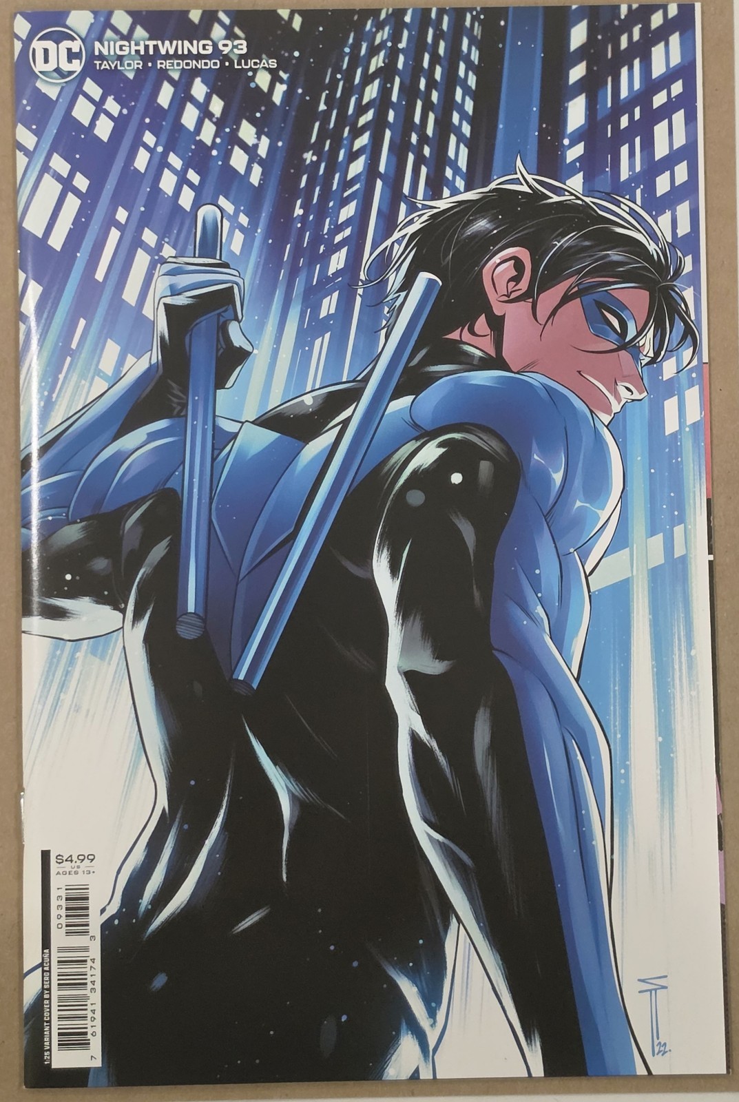 Nightwing #93 Cover D Serg Acuna 1:25 Variant DC 2022 NM
