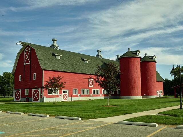 Photo:South Bend Indiana Red Barn St Patricks Farm 2016 Dairy Barn