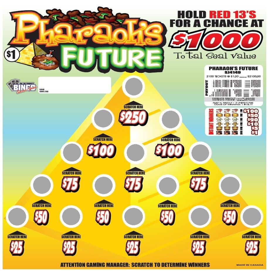 NEW pull tickets PHARAOH\'S FUTURE - CLIMBER BOARD