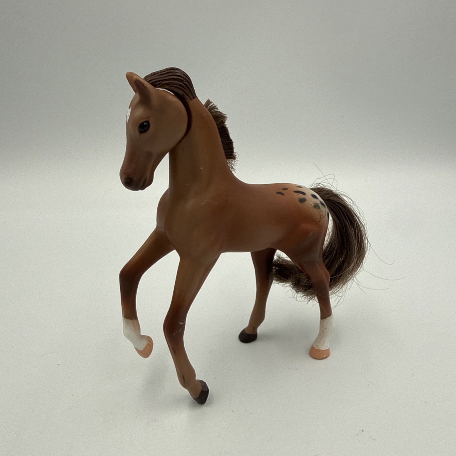 Vintage 1996 Empire Grand Champions Horse Figure Chestnut Spotted 5”