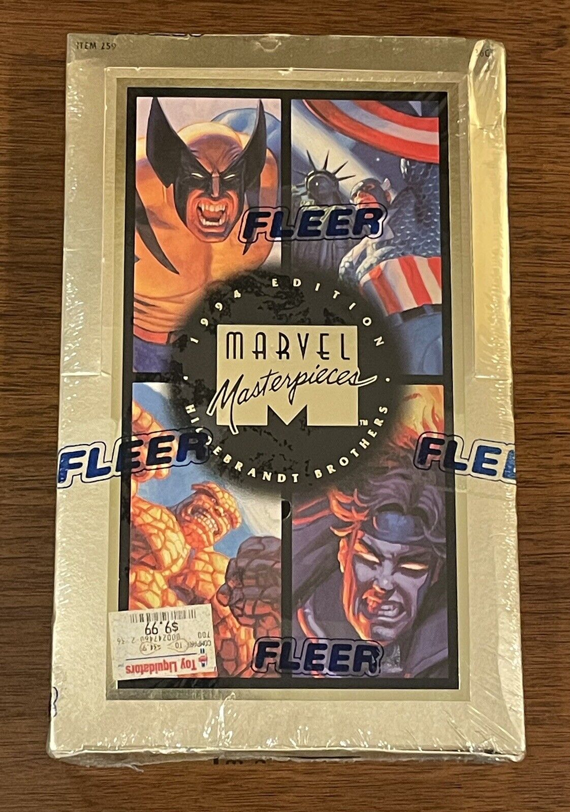 1994 Fleer Marvel Masterpieces Hildebrandt Brothers Factory Sealed Box (36) Pack