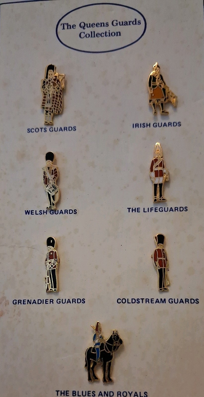 The Queens Guards  Badge Collection 