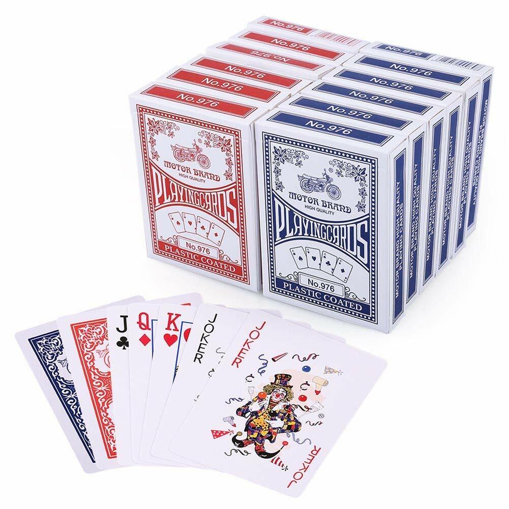 Playing Cards Poker Size Standard Index LotFancy 12 Decks Player\'s Board Game