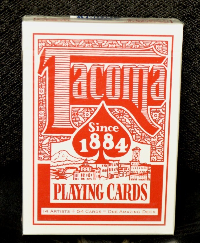 Limited Run TACOMA PLAYING CARDS, New Old Stock, Unopened .. Very Cool History Limited Run TACOMA PLAYING CARDS, New Old Stock, Unopened .. Very Cool History