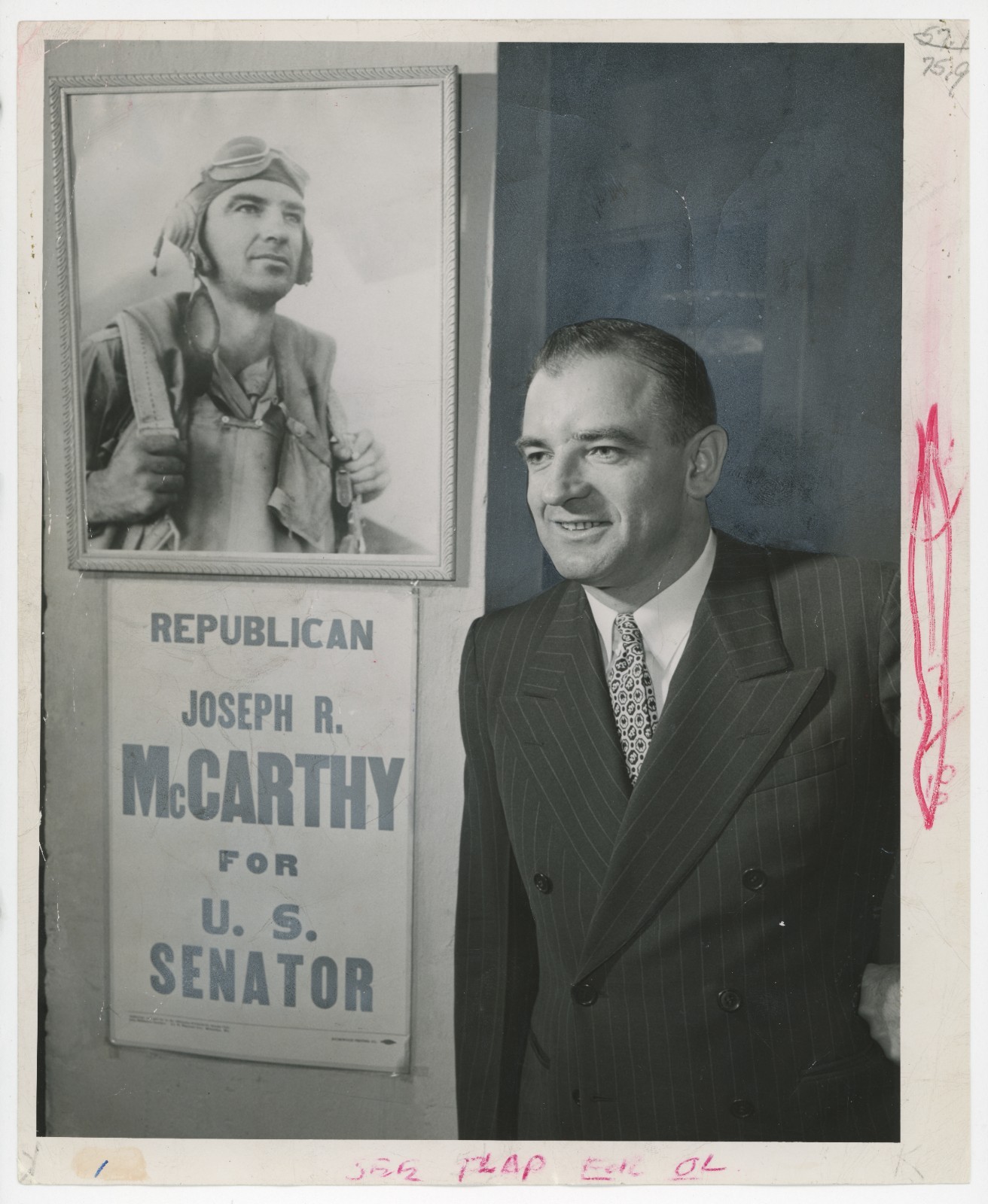 Giant Senator Joseph McCarthy Press Photo Lot (57)