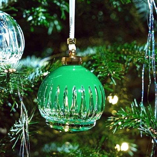 Waterford New Year Green Bauble Firework Christmas Ornament Slovenia 2026 NIB