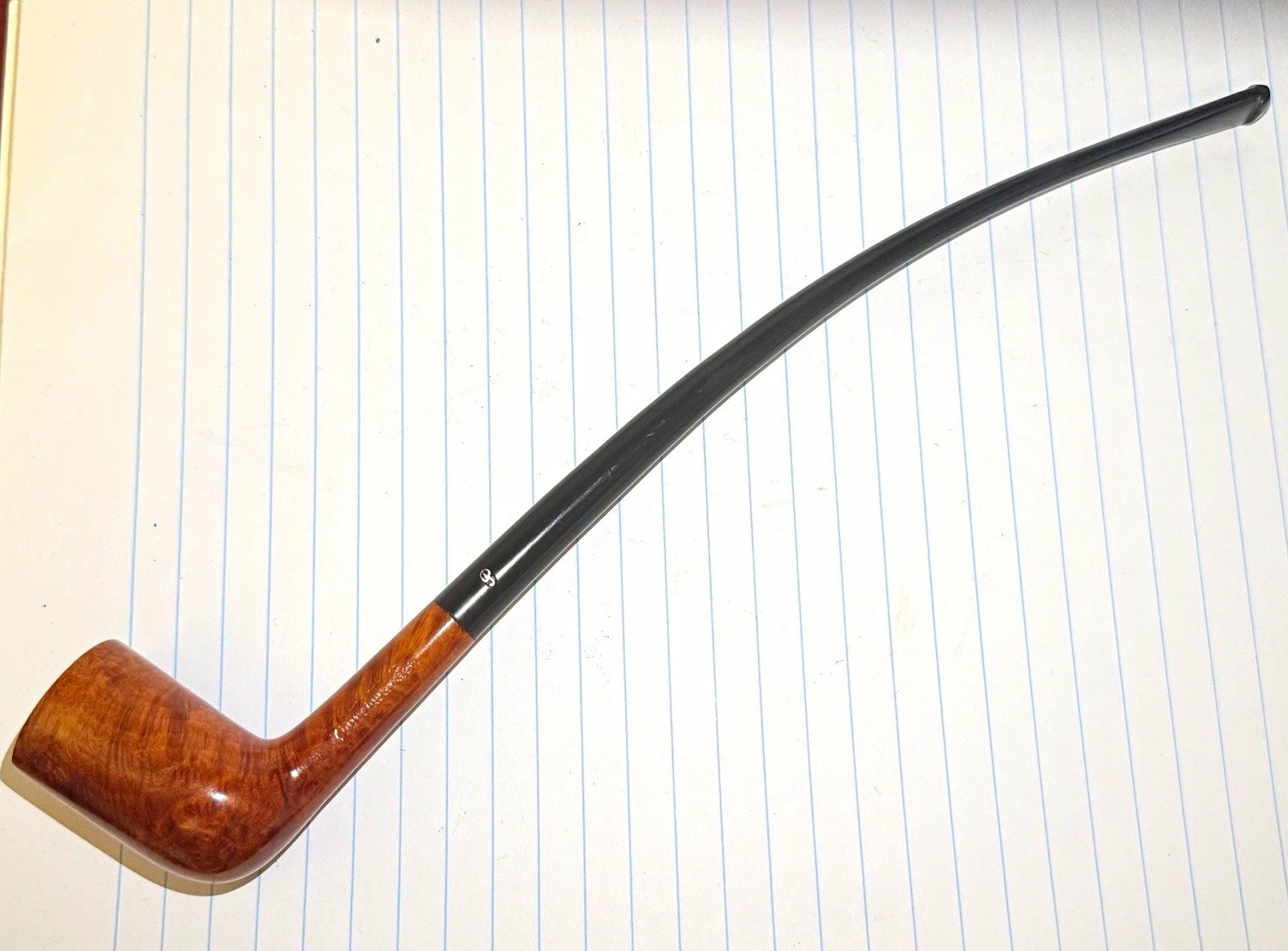 Peterson’s Churchwarden Estate Pipe Made in Republic of Ireland Smooth Finish