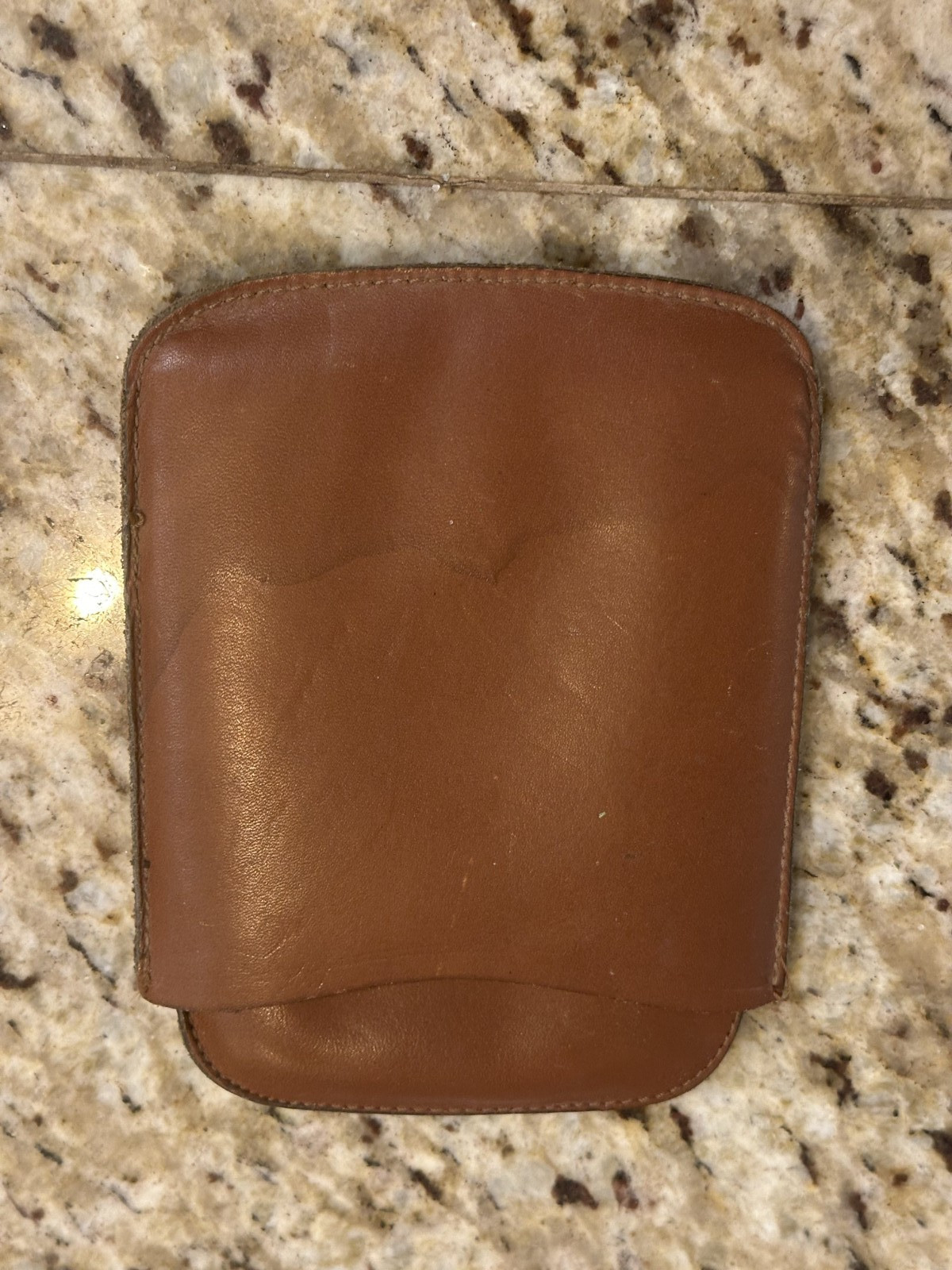 Vintage Genuine Cowhide Leather Cigar Case Holder Men\'s Pocket  Sized 1940\'s