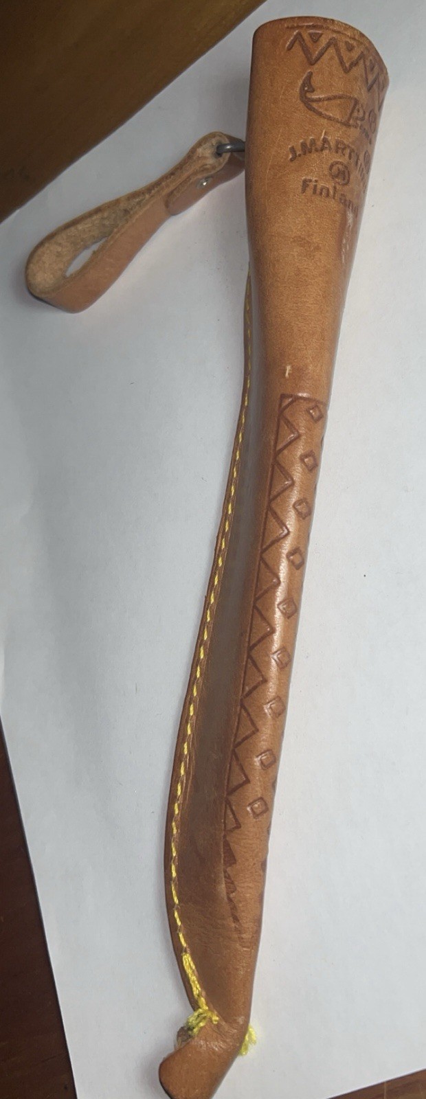 Vintage  J. Marttiini traditional Finnish leather knife sheath