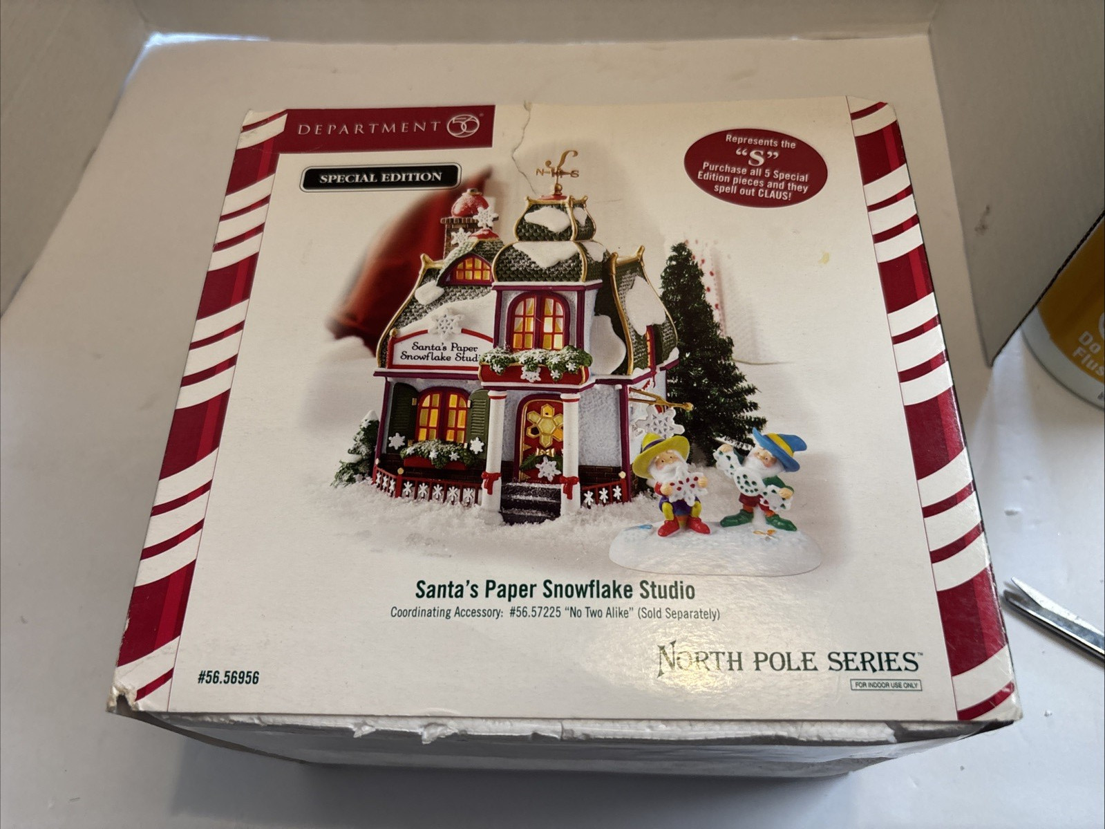 Department 56 North Pole Series Santas Paper Snowflake Studio 2006 56.57225