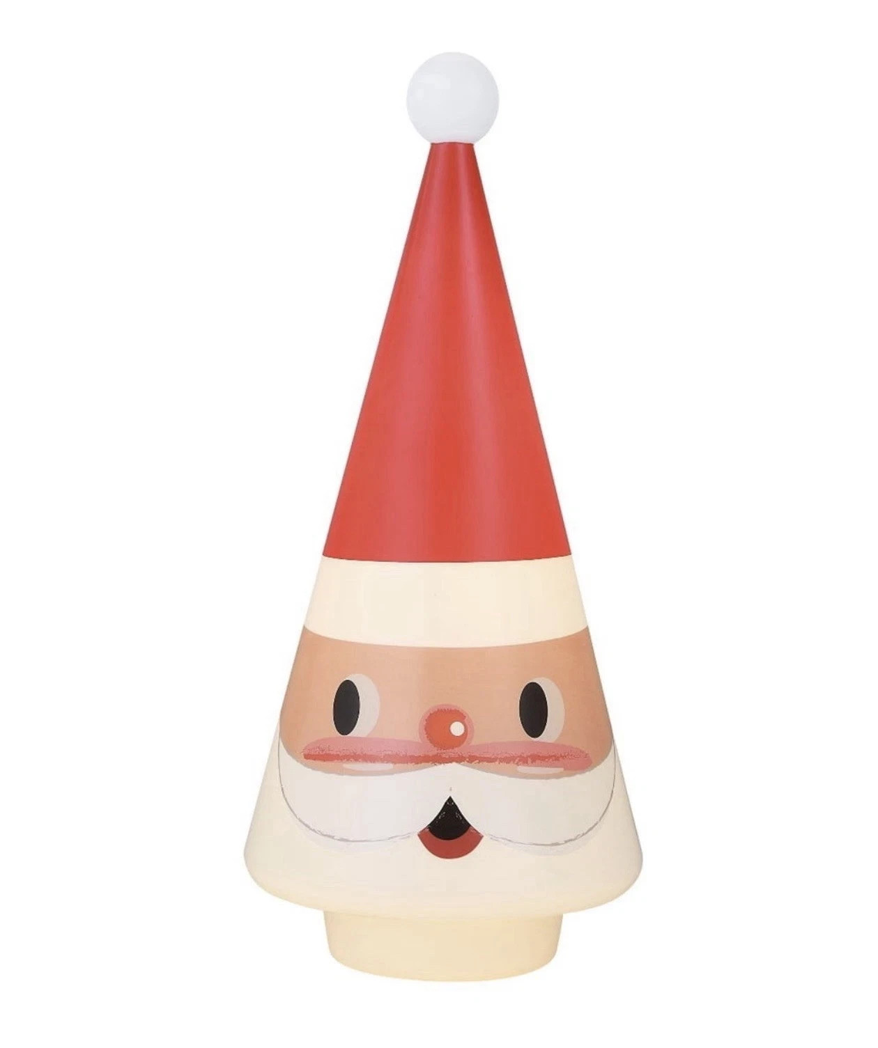 Mr. Christmas 24” Blow Mold Retro Santa Tree - Vintage style Head In Hand
