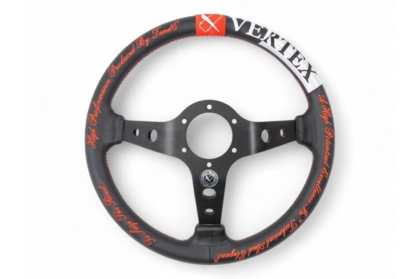 Vertex Seize The Road Leather Steering Wheel 330mm x 90mm